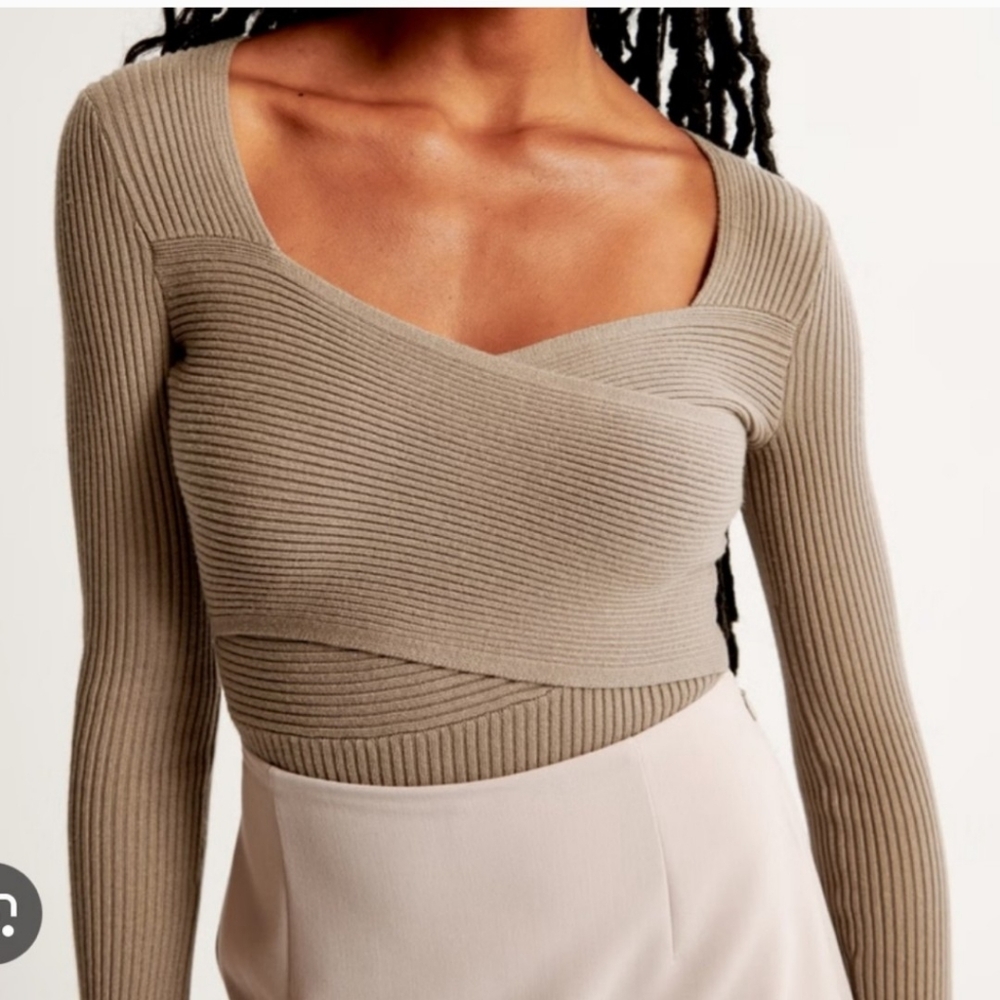 Abercrombie wrap bodysuit NWOT